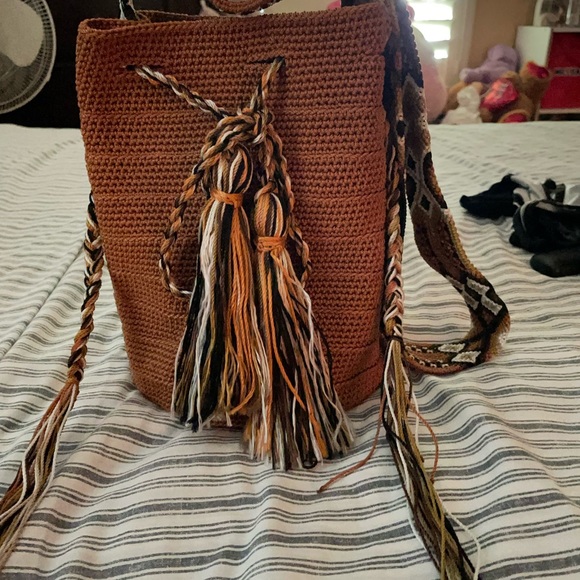 Drawstring Mexican bag - Picture 3 of 3